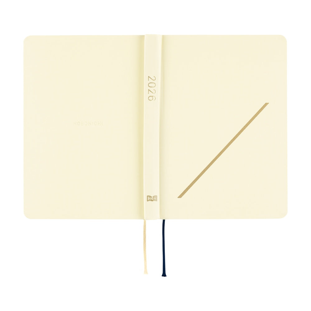 2026 Hobonichi Techo A6 Slash Ivory Planner