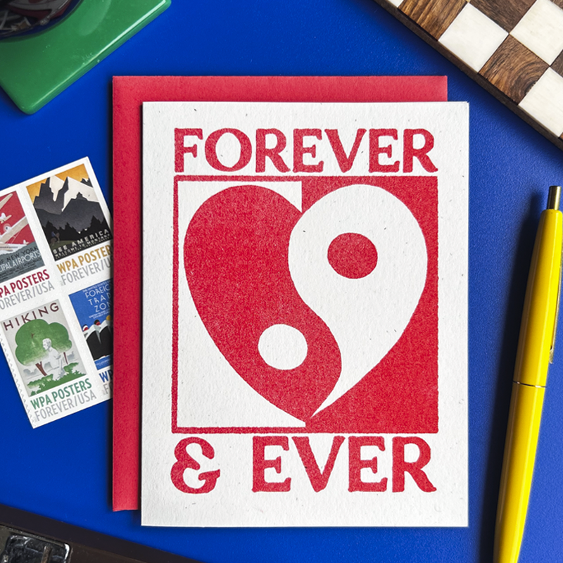 Forever & Ever Yin & Yang Card