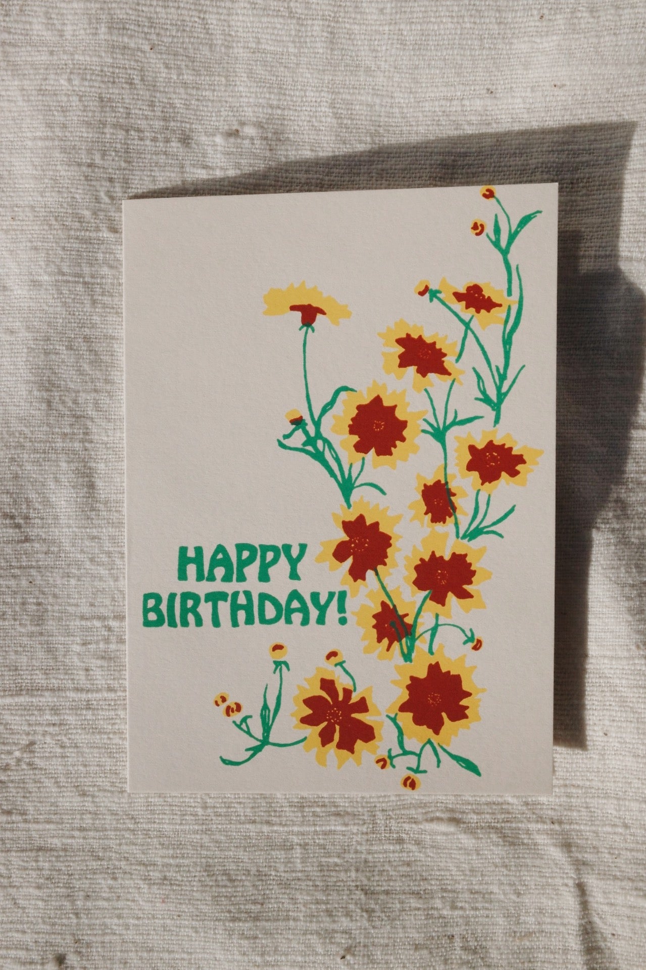 Birthday Coreopsis Card