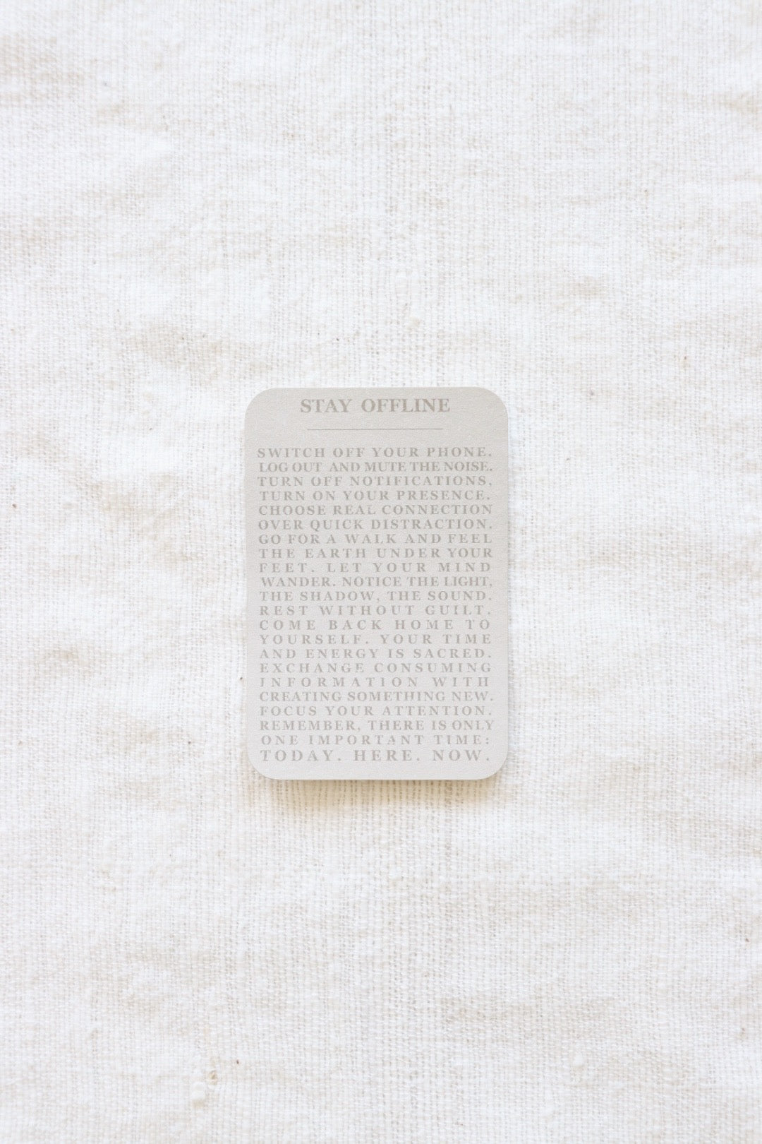 Stay Offline Sticker