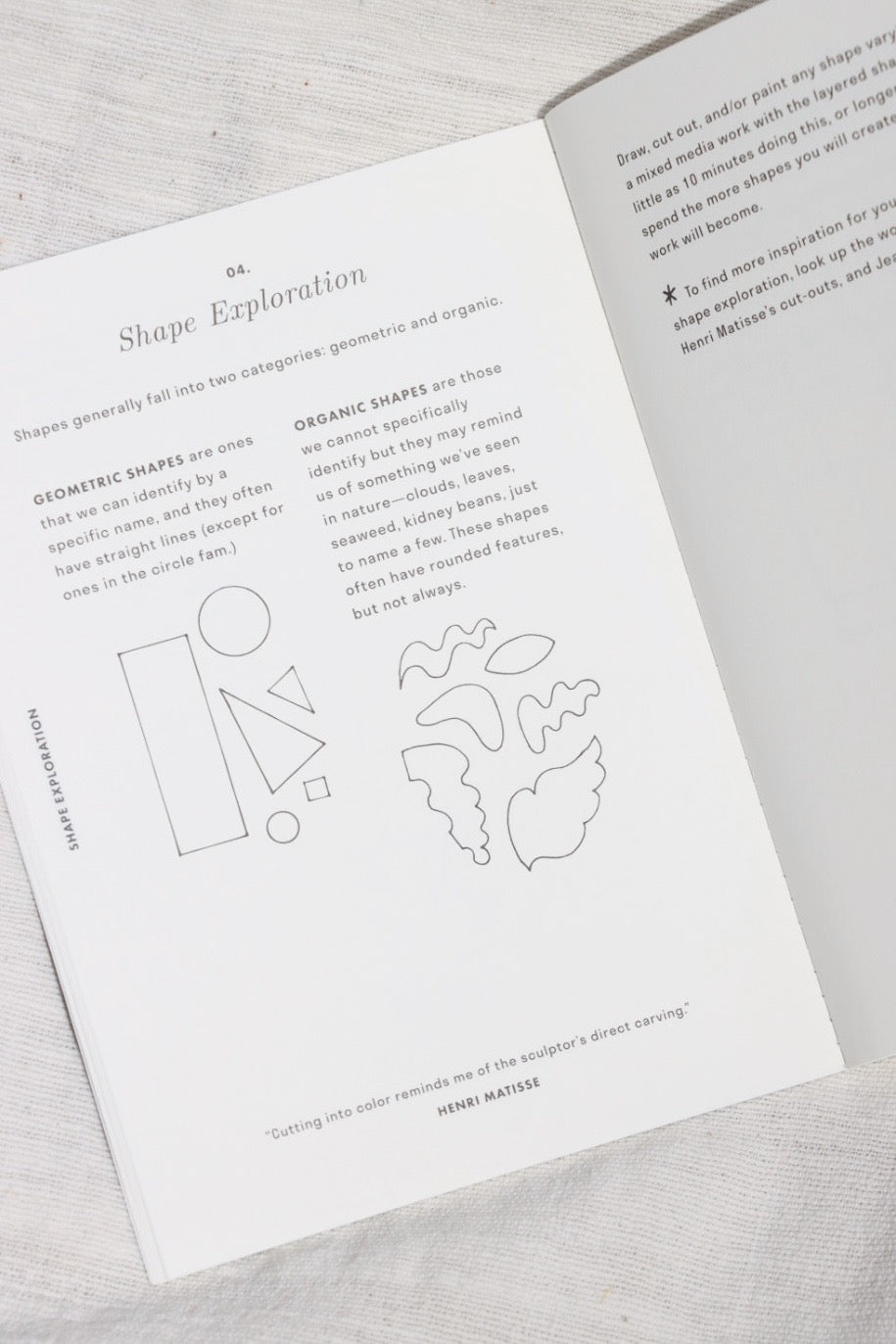 Abbreviated Guided Sketchbook: Mixed Media