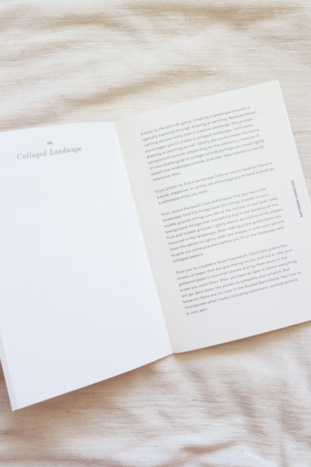 Abbreviated Guided Sketchbook: Collage