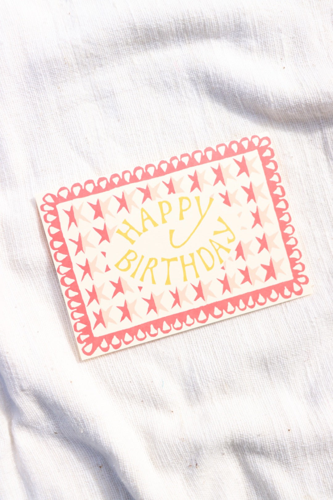 Happy Birthday Stars Card