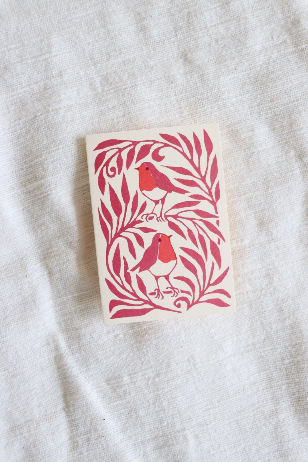 Two Robins Small Card