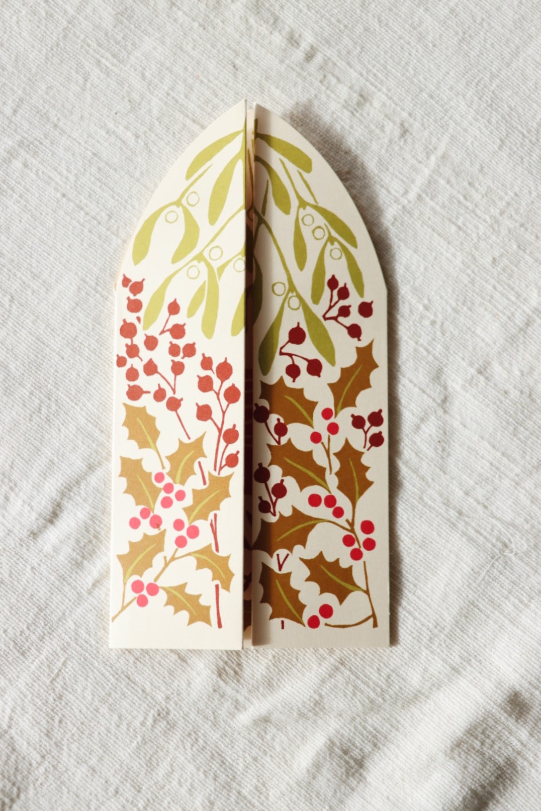 Winter Bird Triptych Card