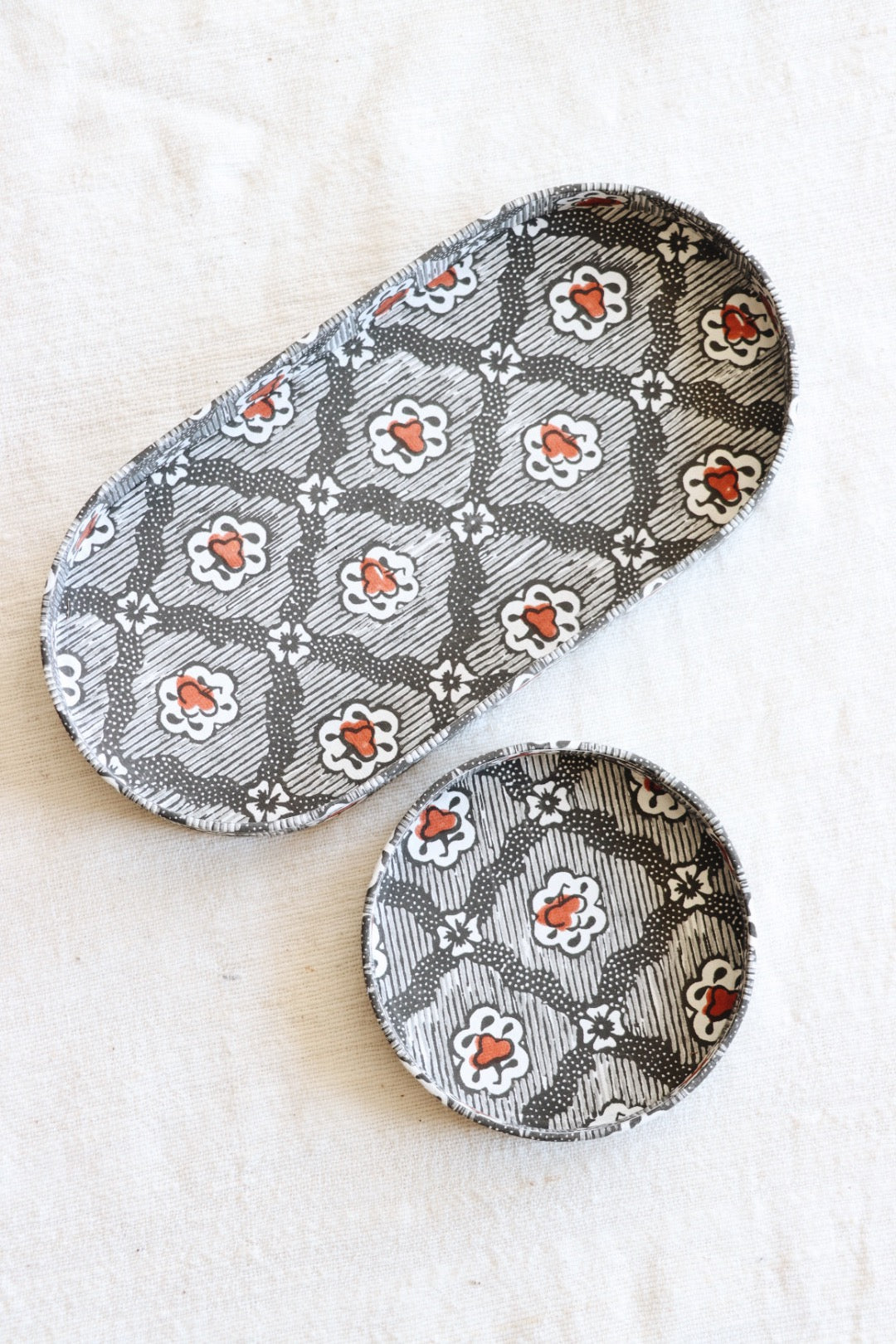 Desk Tray Set, Vintage Vines