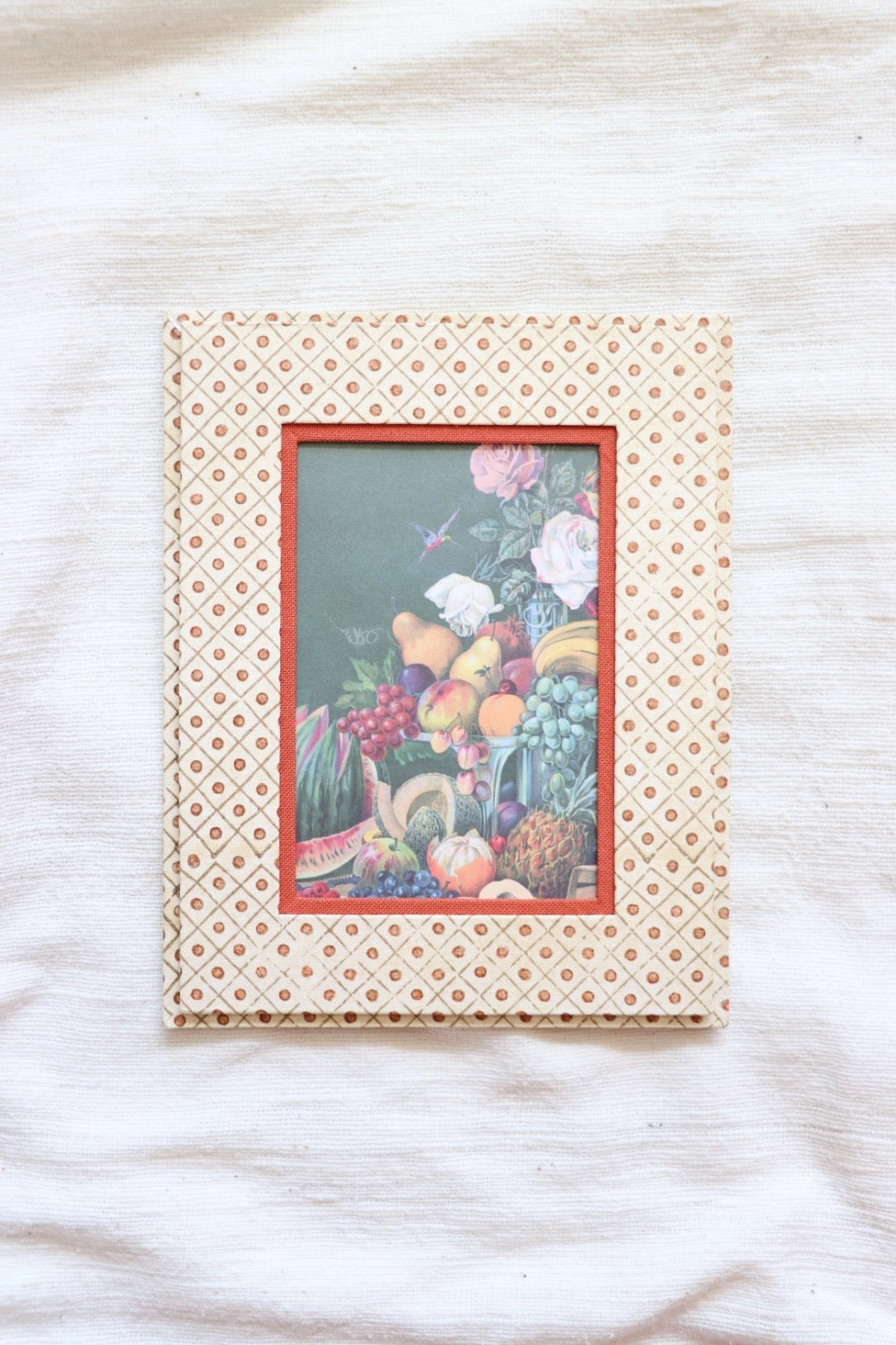 Picture Frame, Dot & Grid Ochre