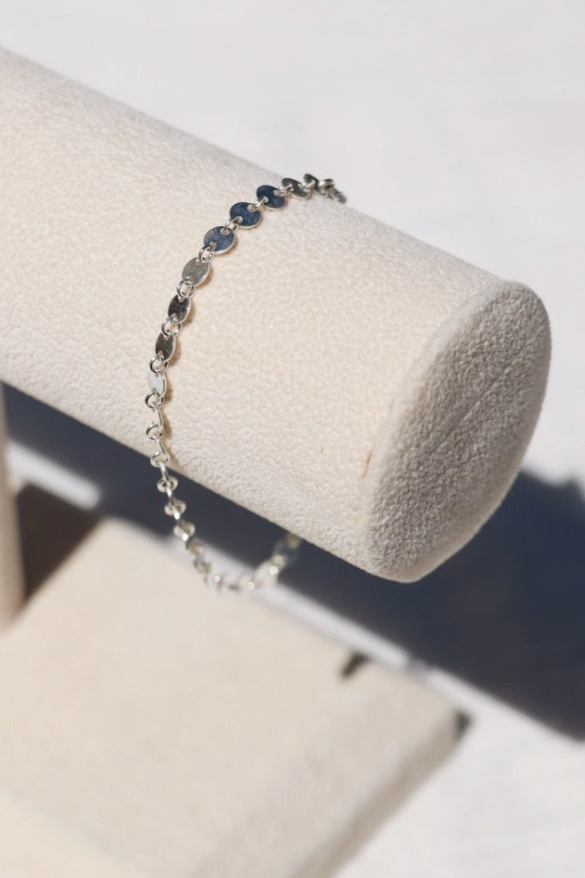 Disc Bracelet Silver