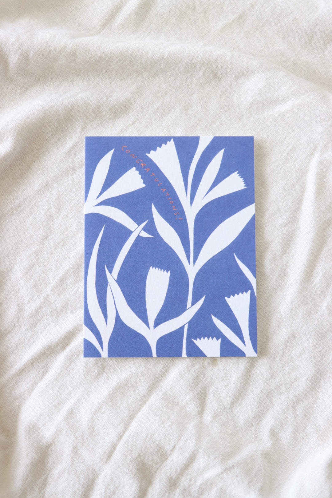 Blue Congratulations Card