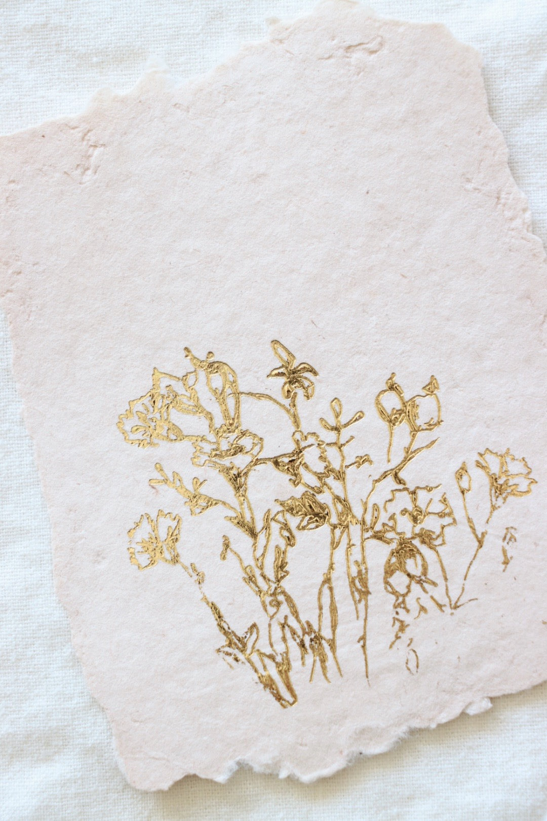 Golden Meadow Note Card