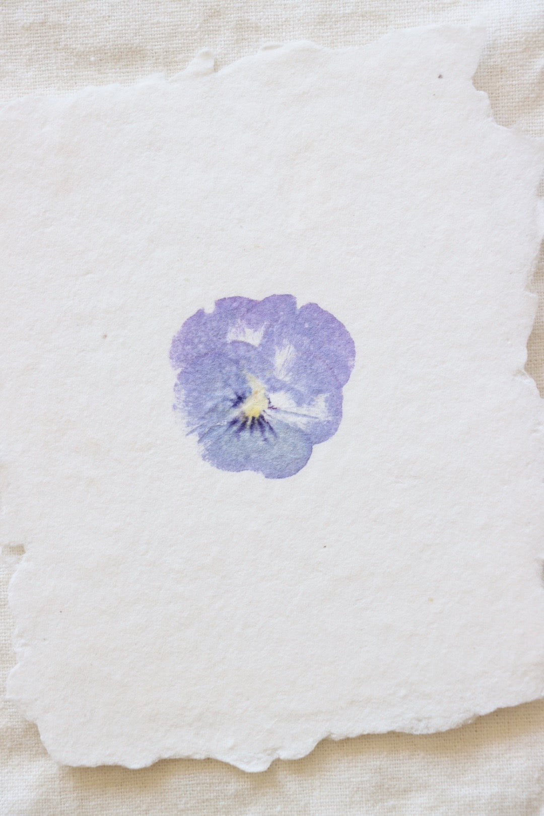 Pansy Imprint Card