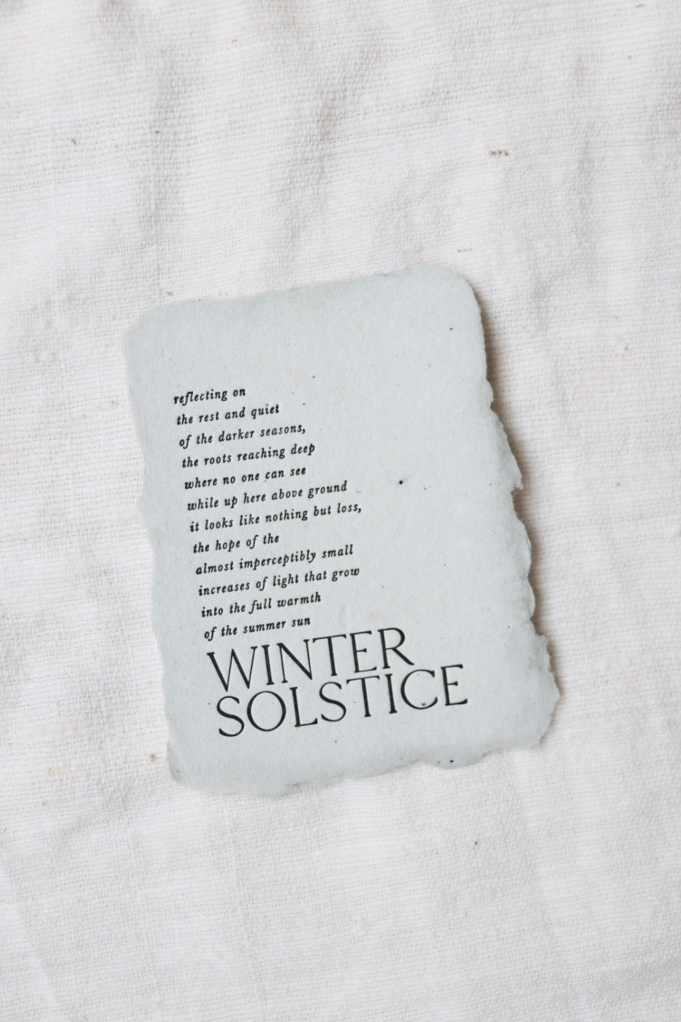 Petite Winter Solstice Cards, Set of Four