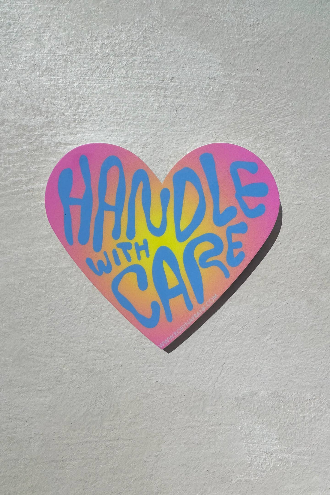 Handle With Care Sticker
