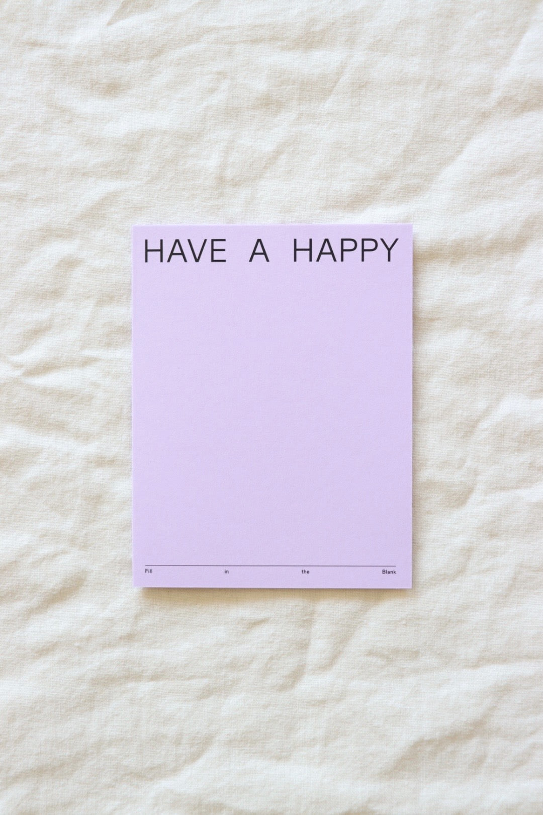 Happy ________ Card
