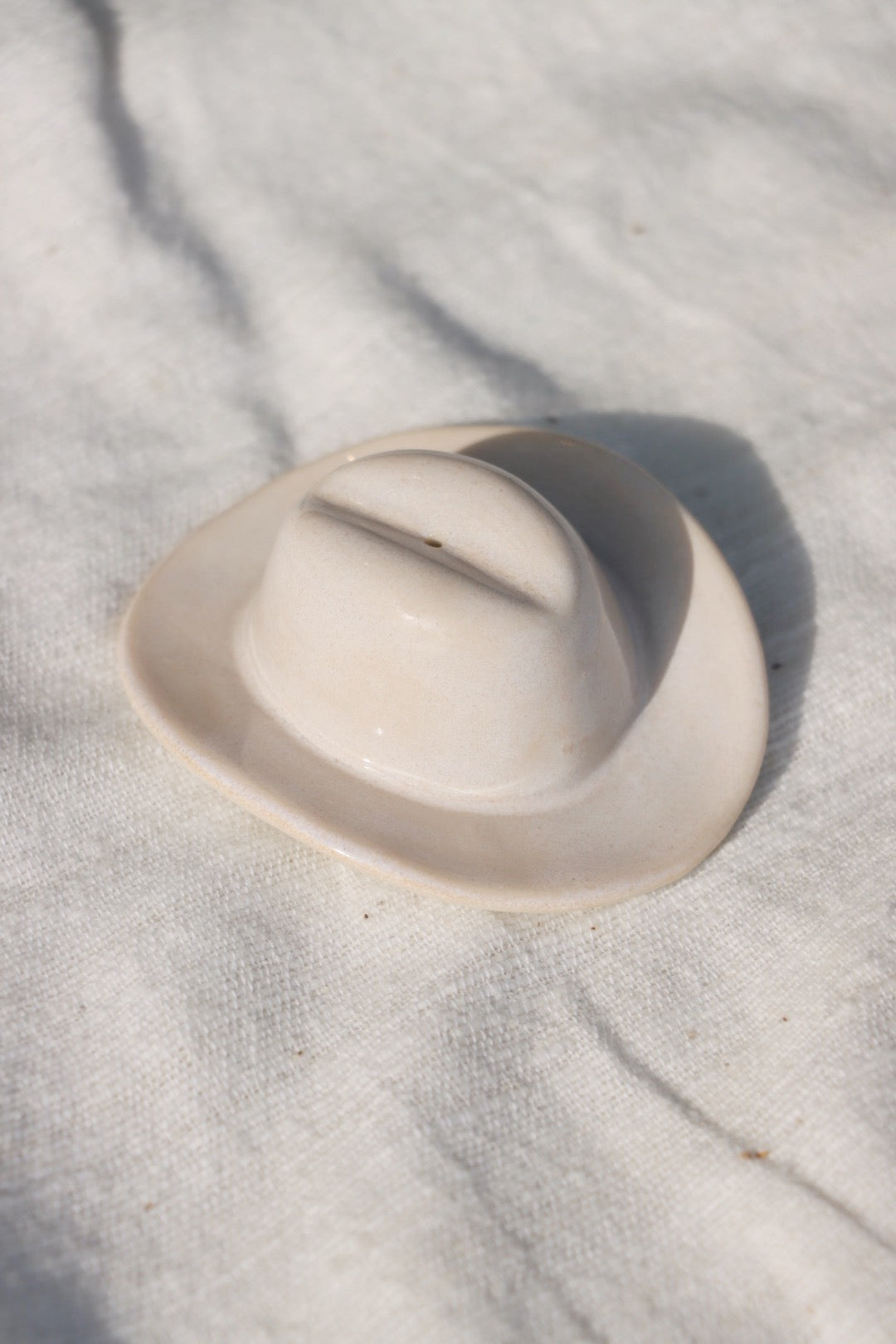 Ceramic Cowboy Hat Incense Burner