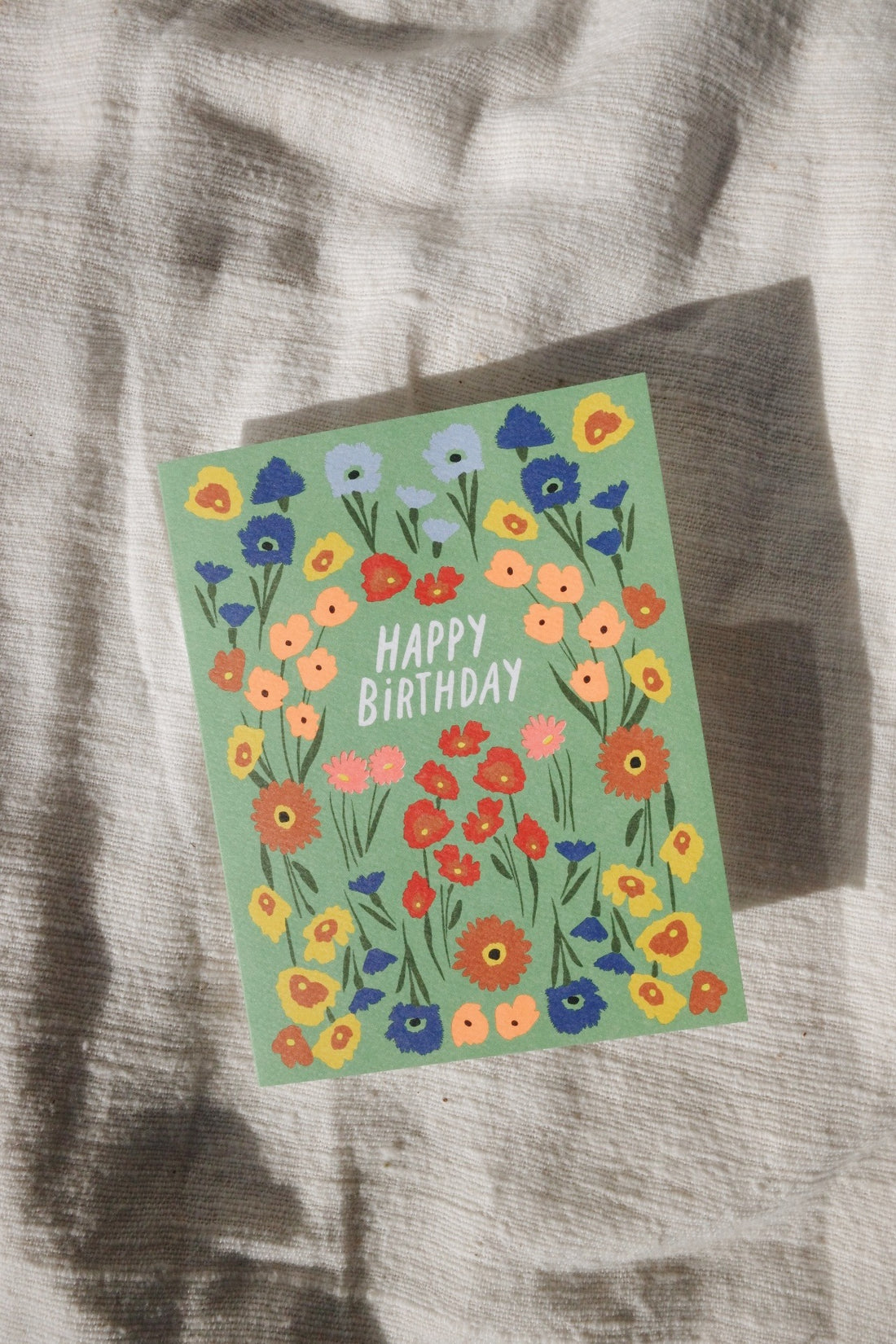 Happy Birthday Green Garden Card