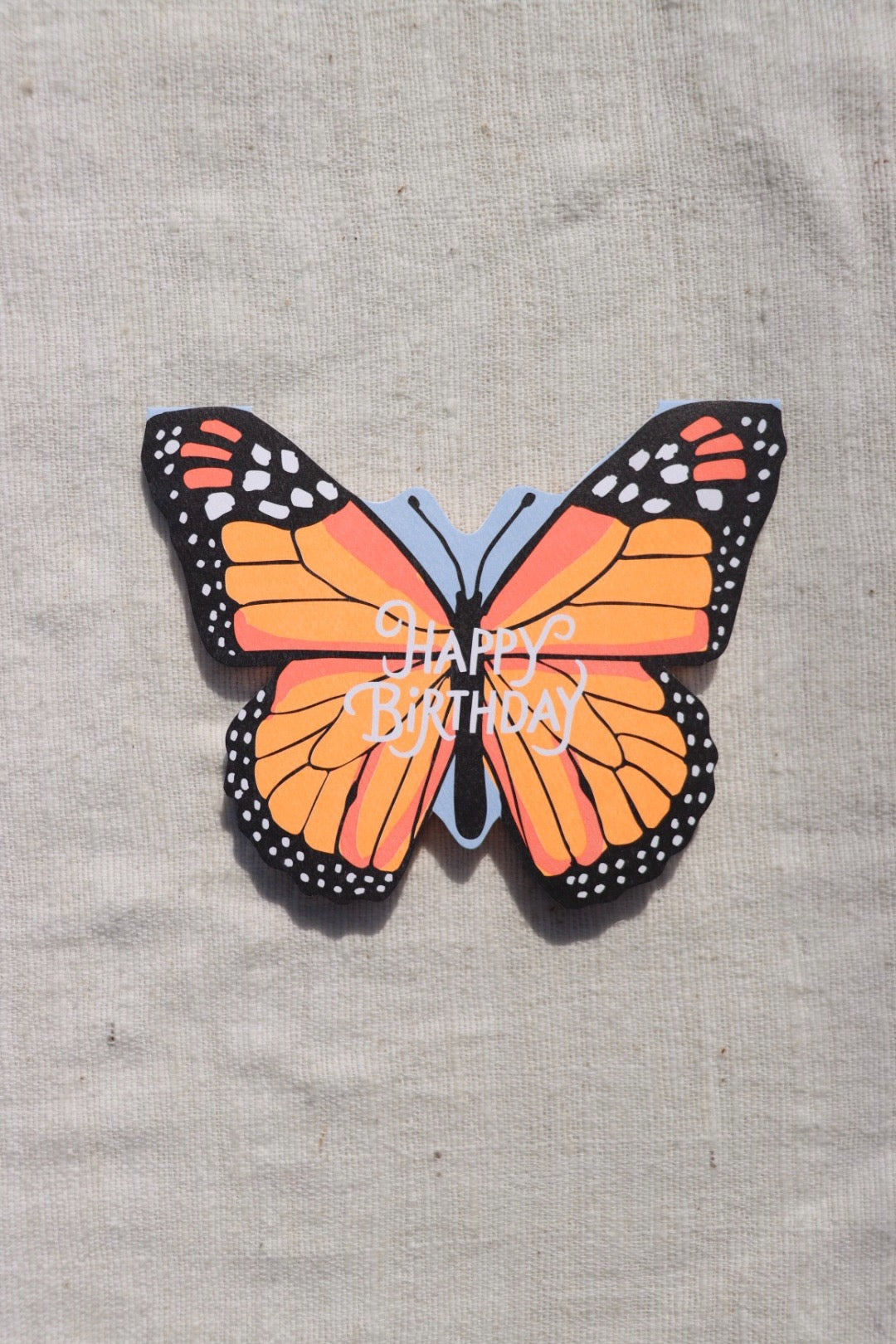 Happy Birthday Monarch Card