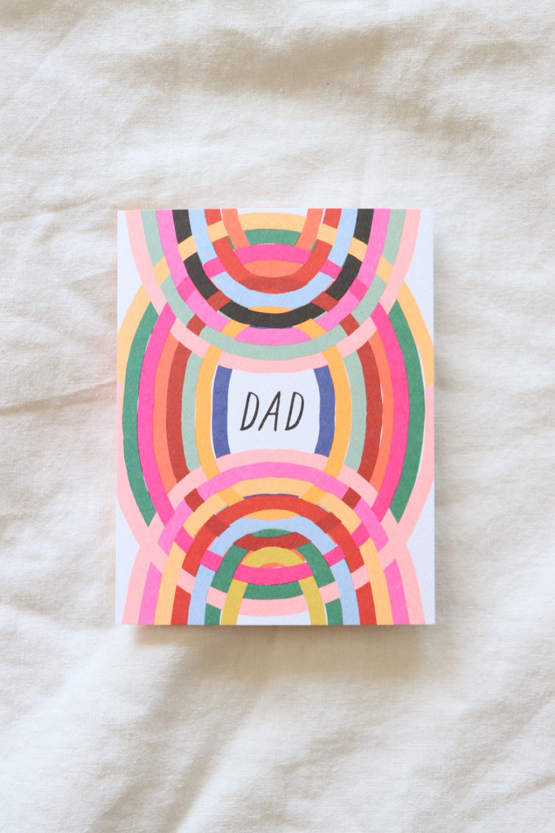 Neon Dad Card