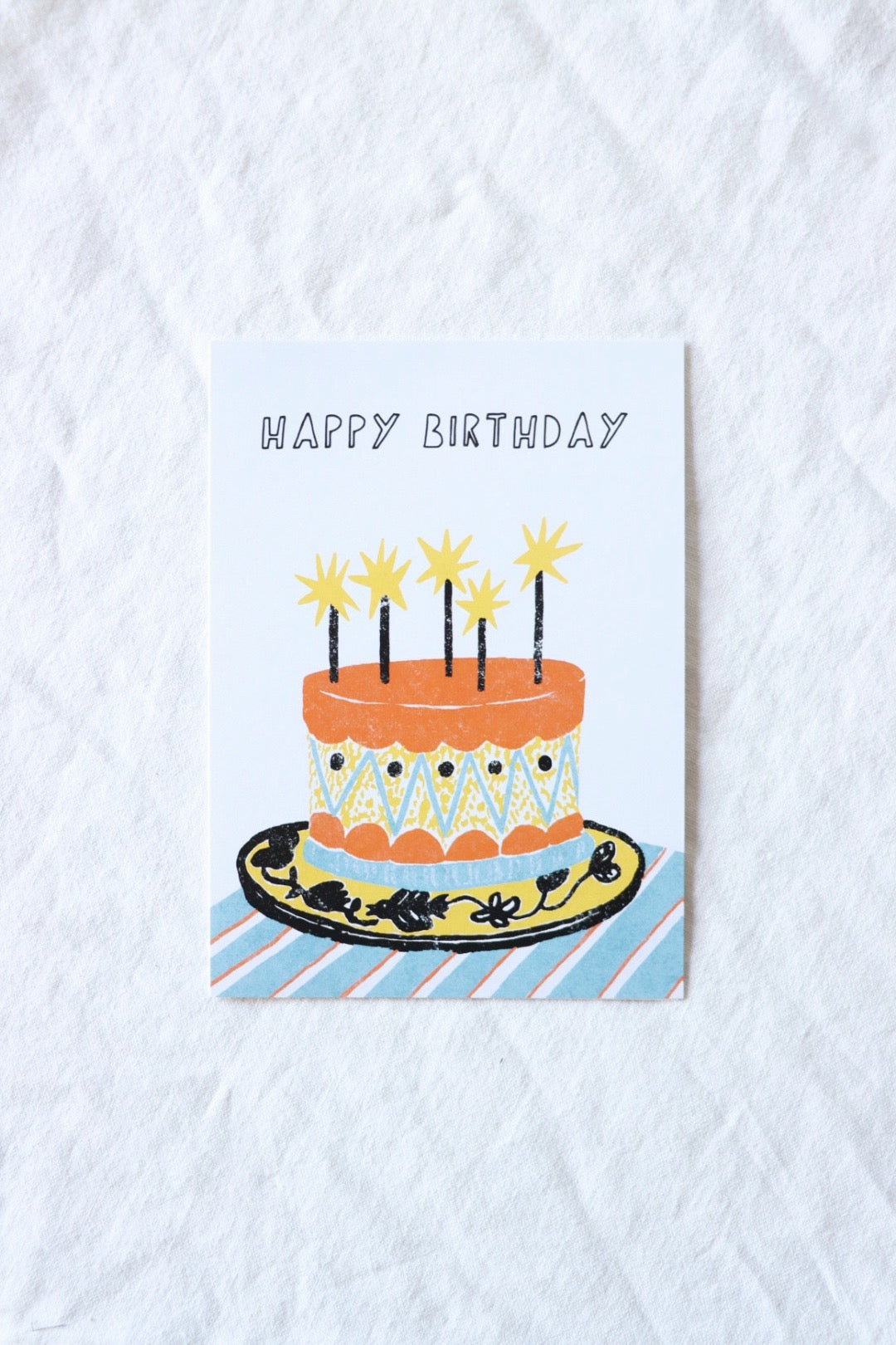 Happy Birthday Folk Card