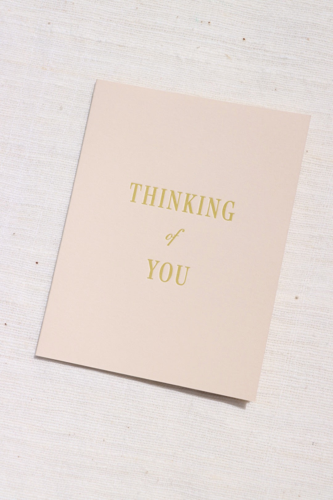 Thinking of You Card, Olive Ink