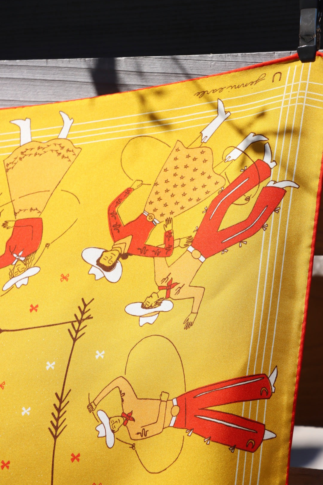 Buck Up Buckaroo Silk Scarf