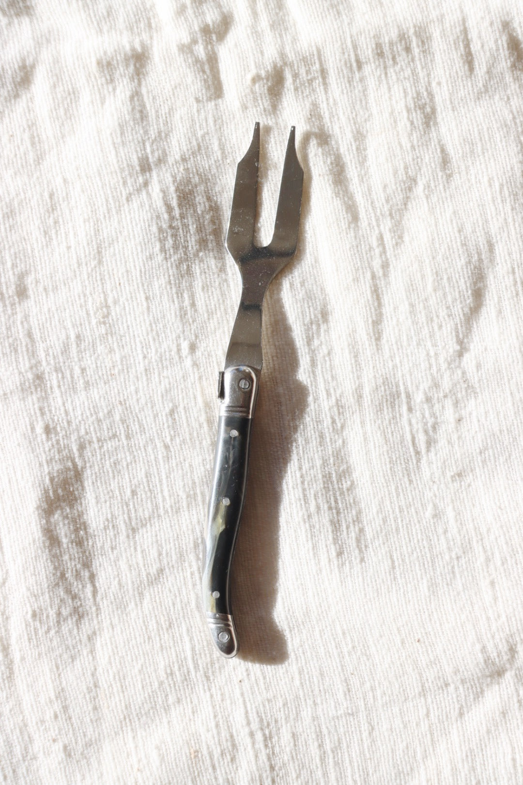 Cheese & Charcuterie Fork, Black Marble