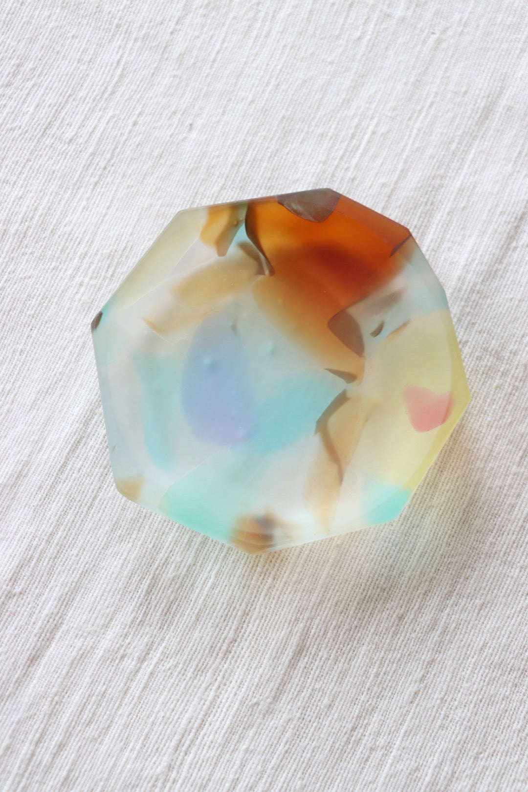 Multicolor Glass Dish