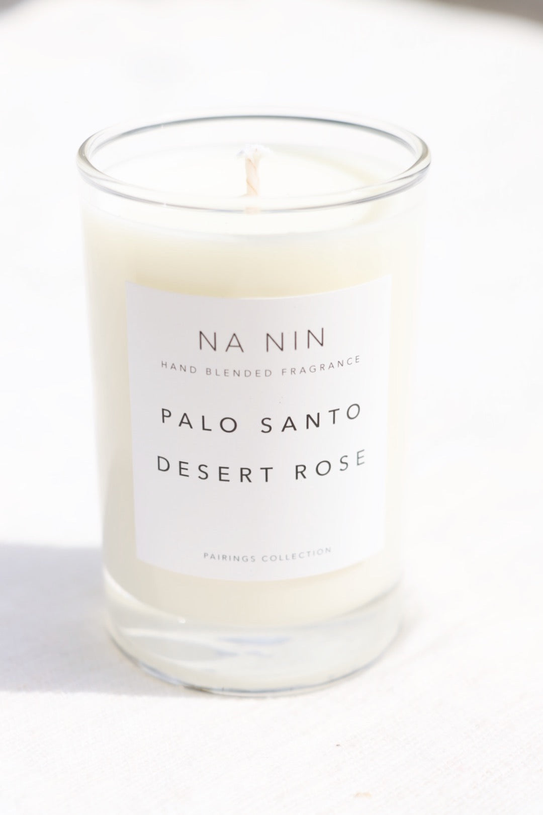 Palo Santo + Desert Rose Votive Candle
