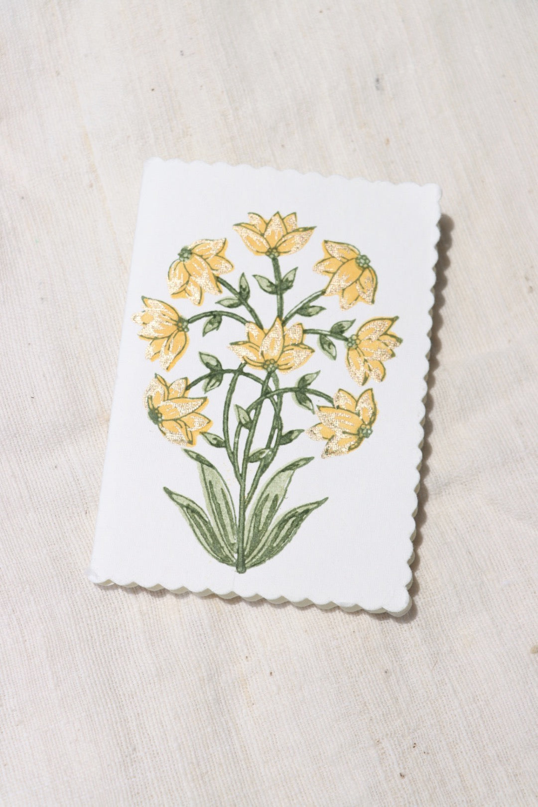 Champaca Saffron Greeting Card