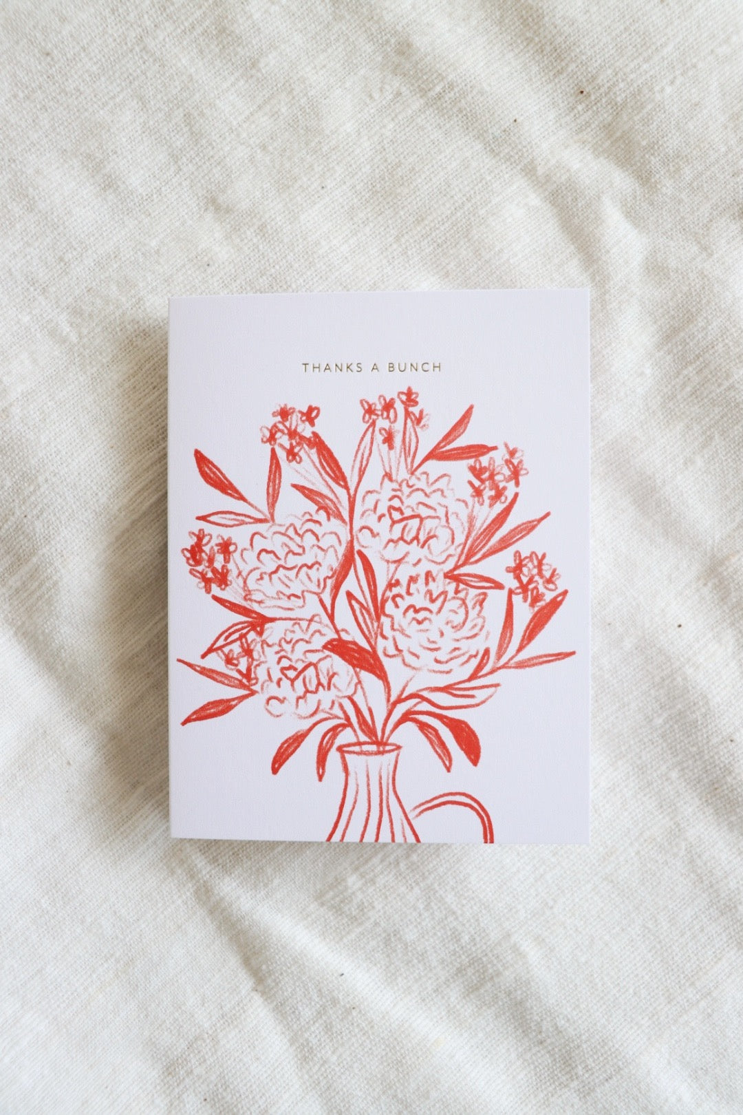 Thanks A Bunch Bouquet Card