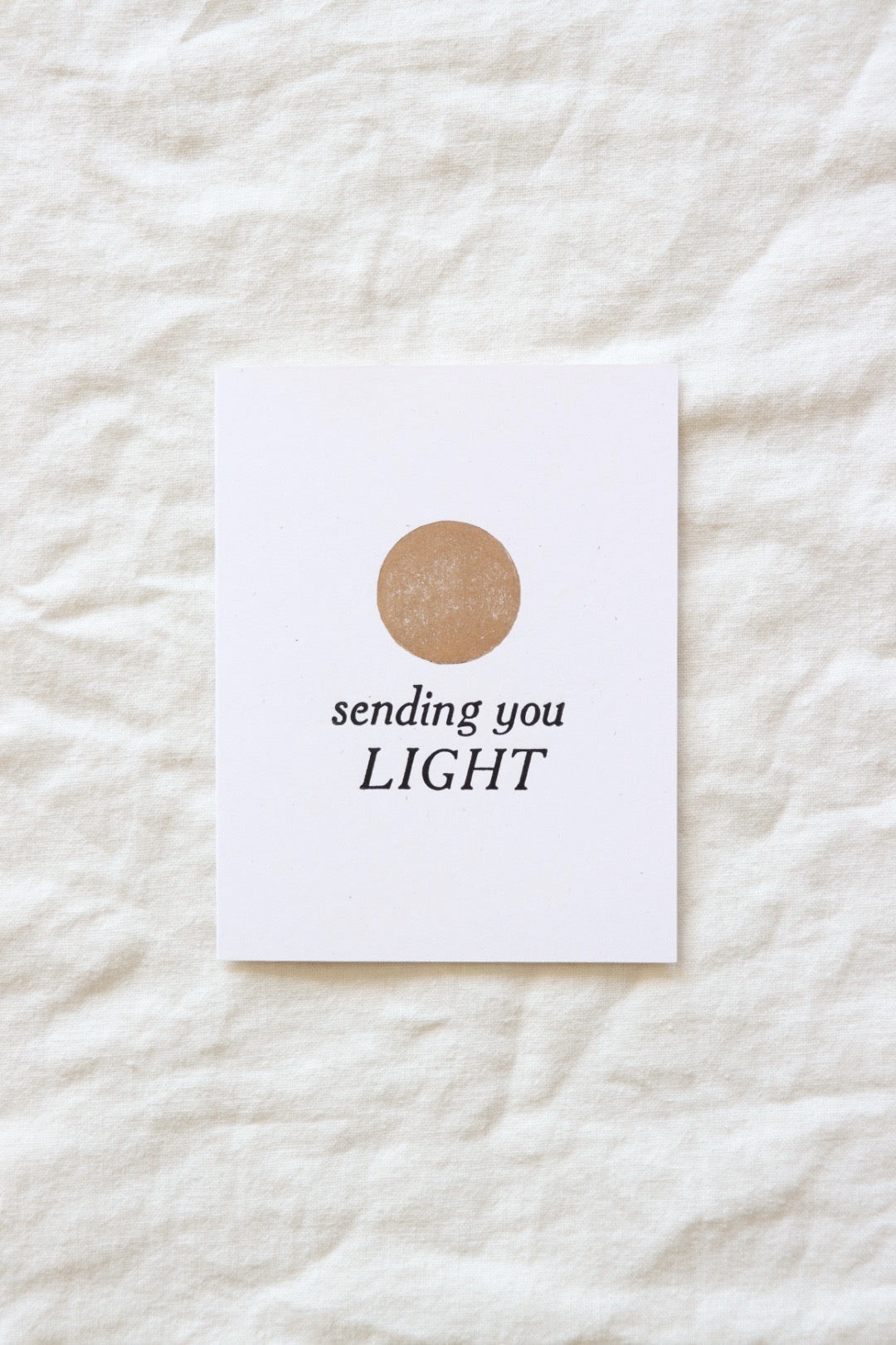 Gold Sun Aura Card