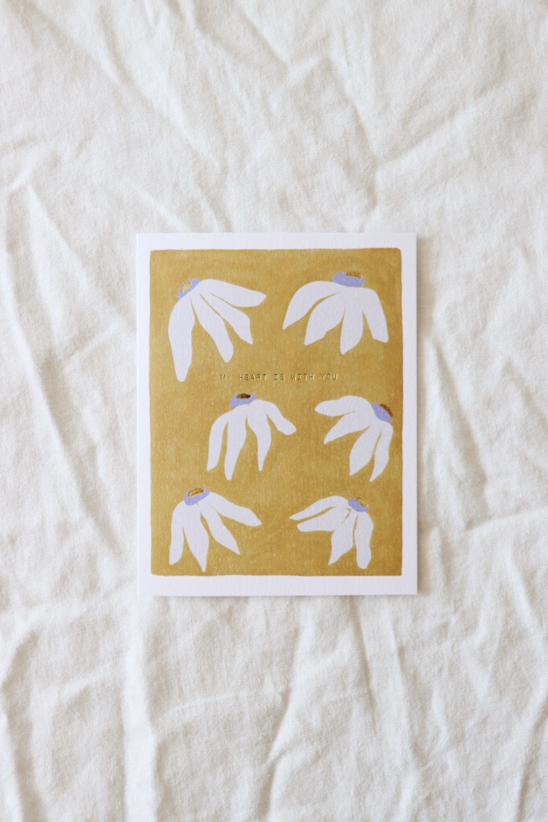 Heart Is With You Card