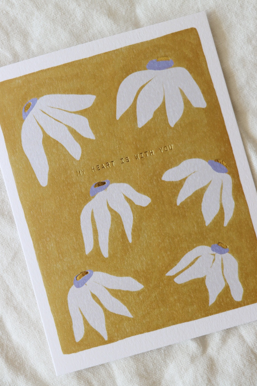 Heart Is With You Card