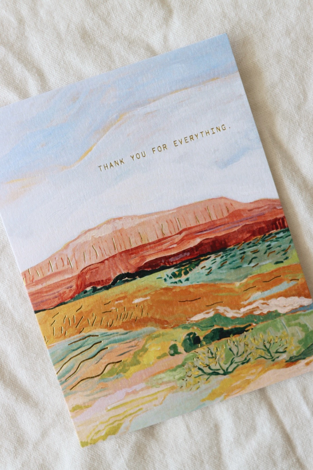Thank You Desert Card