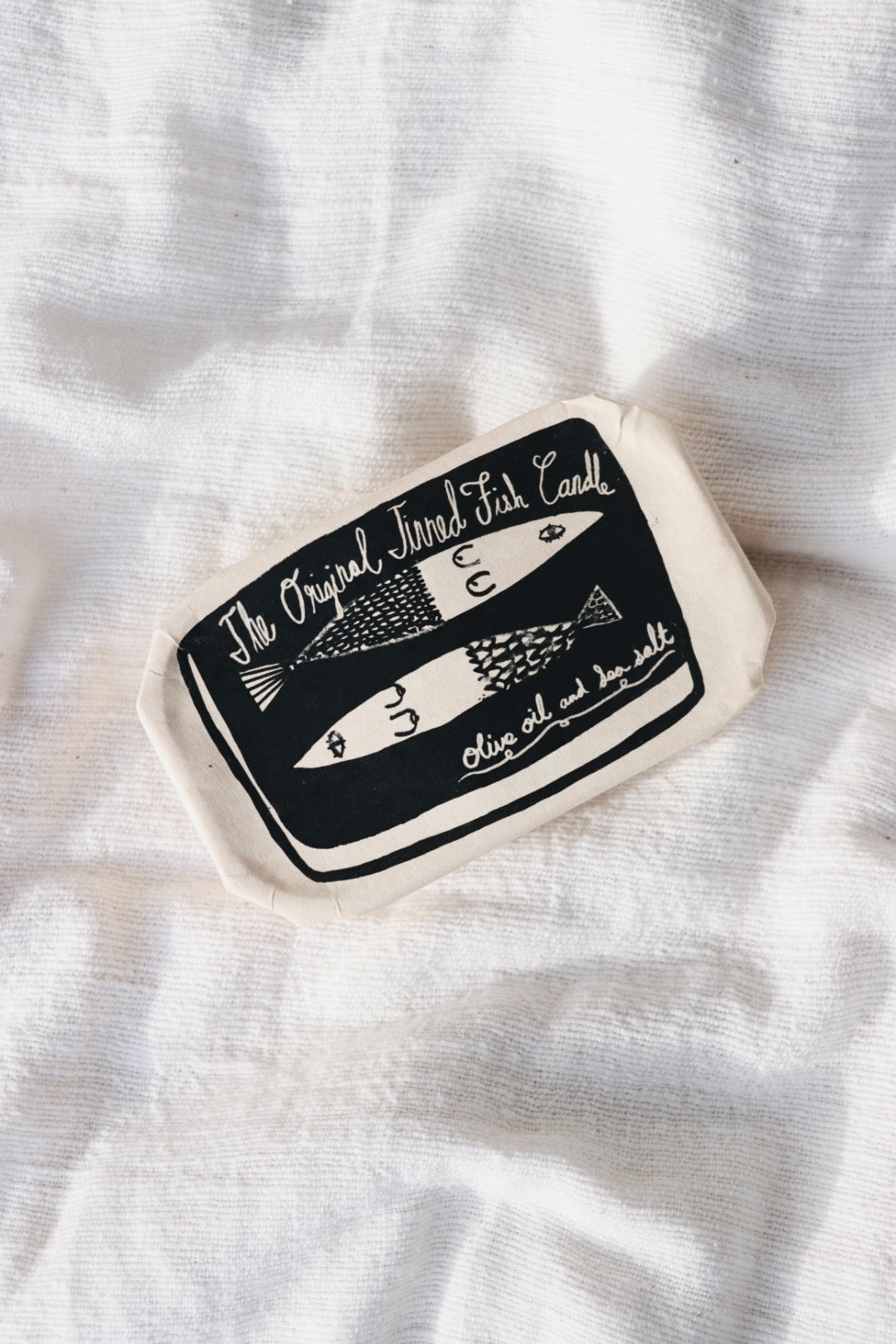 "Tinned Fish Candle": Olive Oil & Sea Salt