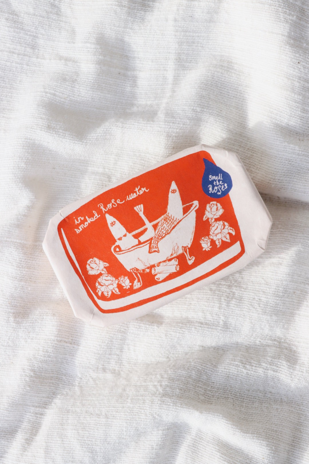 "Tinned Fish Candle": Smoked Rose Water