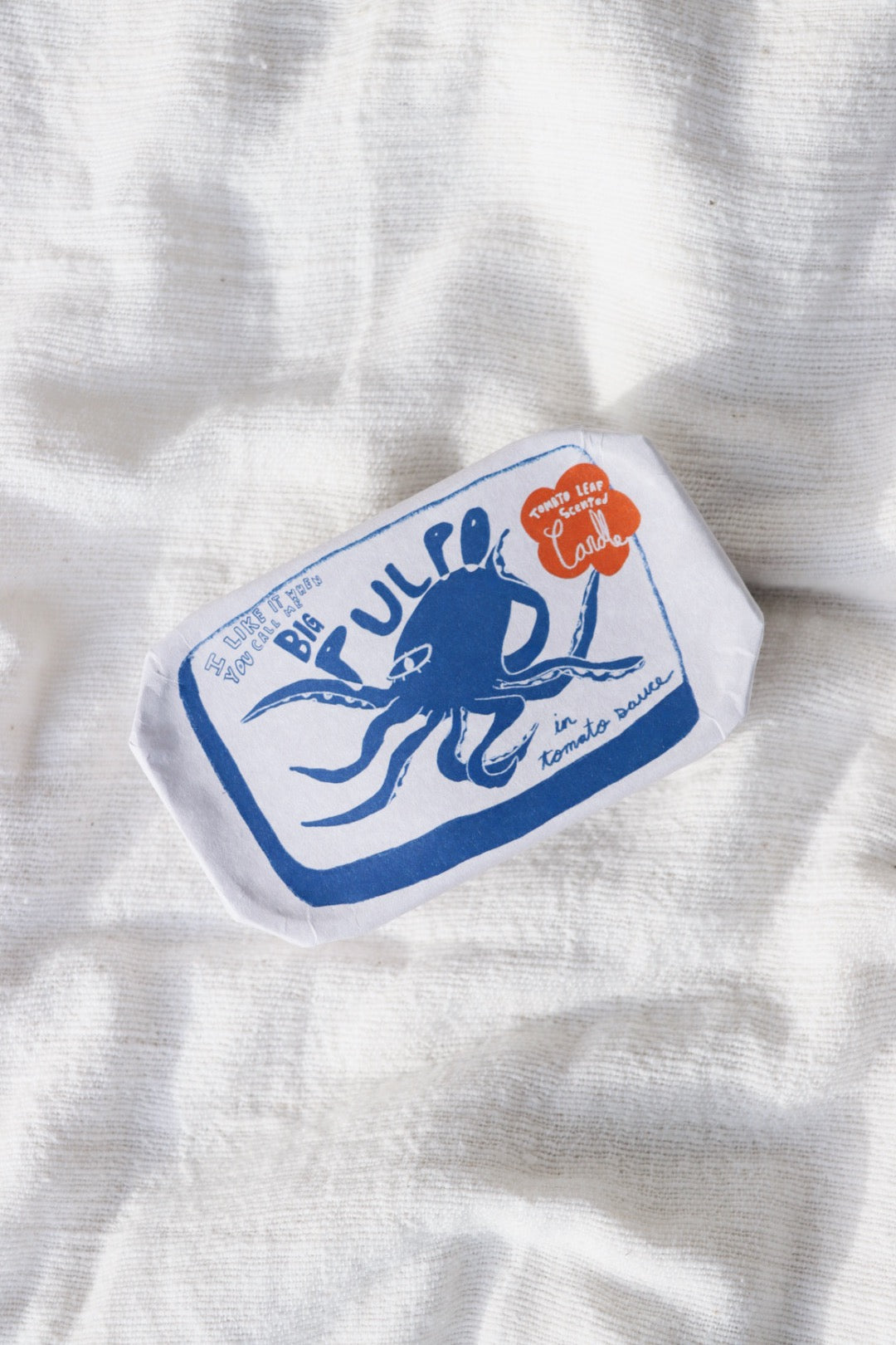 "Tinned Fish Candle": Tomato Leaf