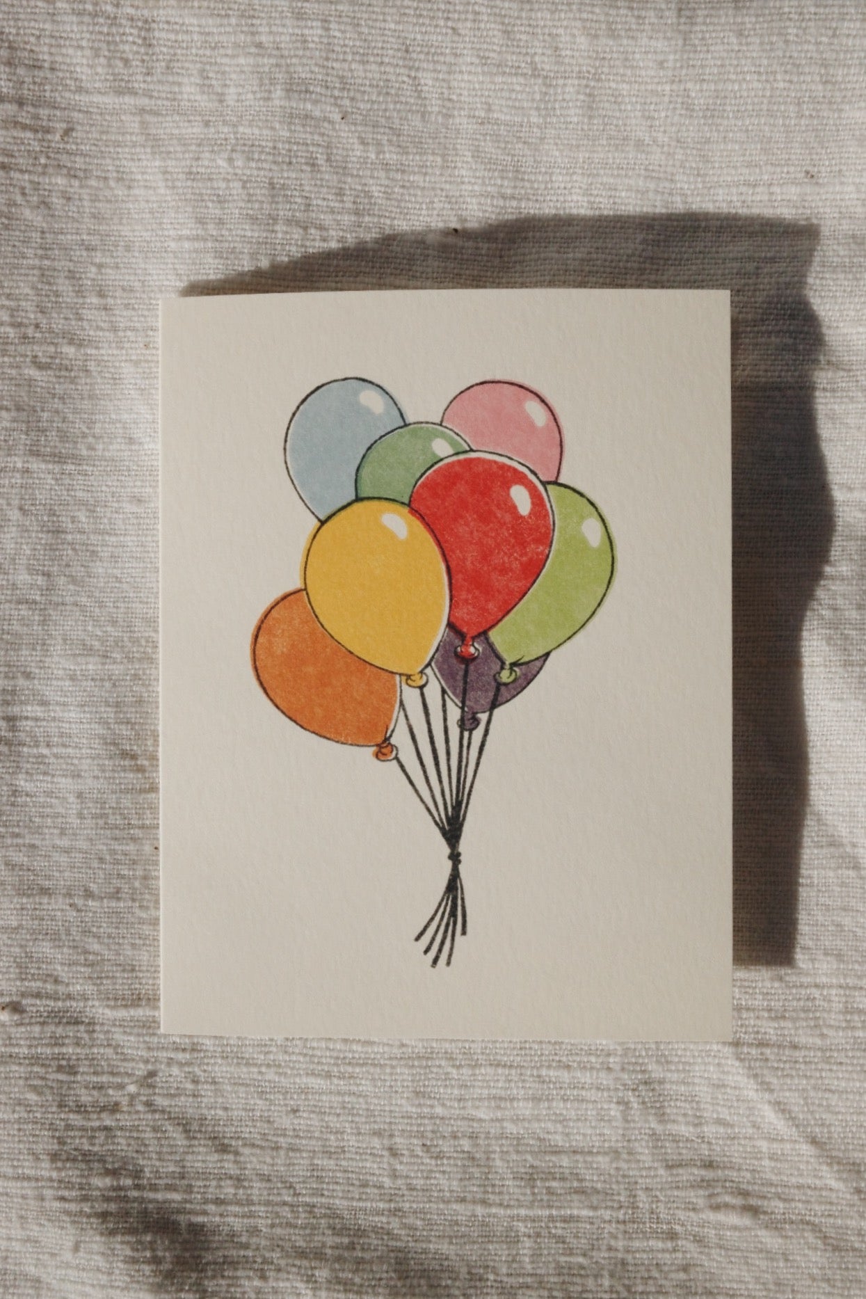 Birthday Balloons Card