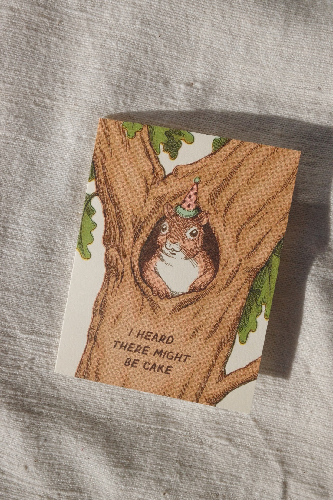 Squirrel Birthday Card