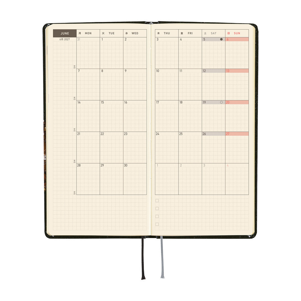 Hobonichi Techo 2027 Weeks tanakadaisuke: Starlight