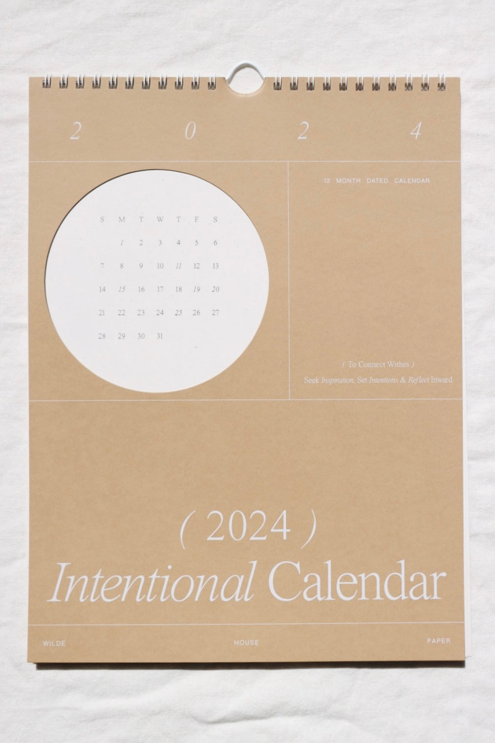 2024 Intentional Calendar