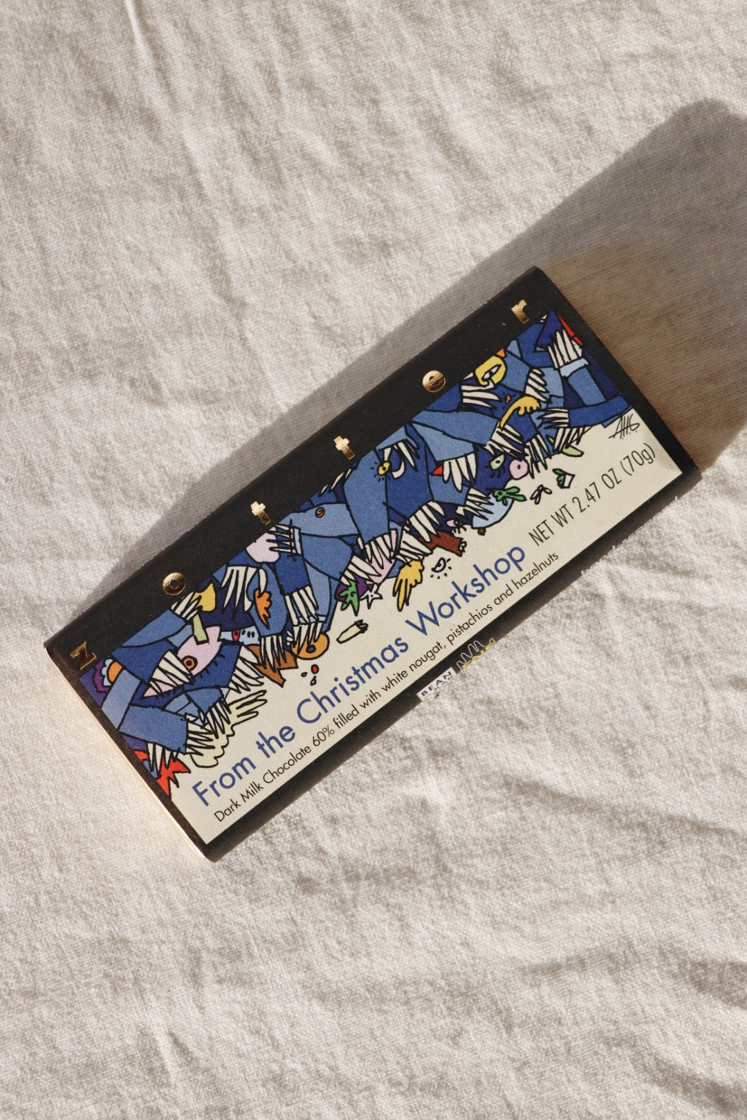 From The Christmas Workshop Hand-Scooped Chocolate Bar