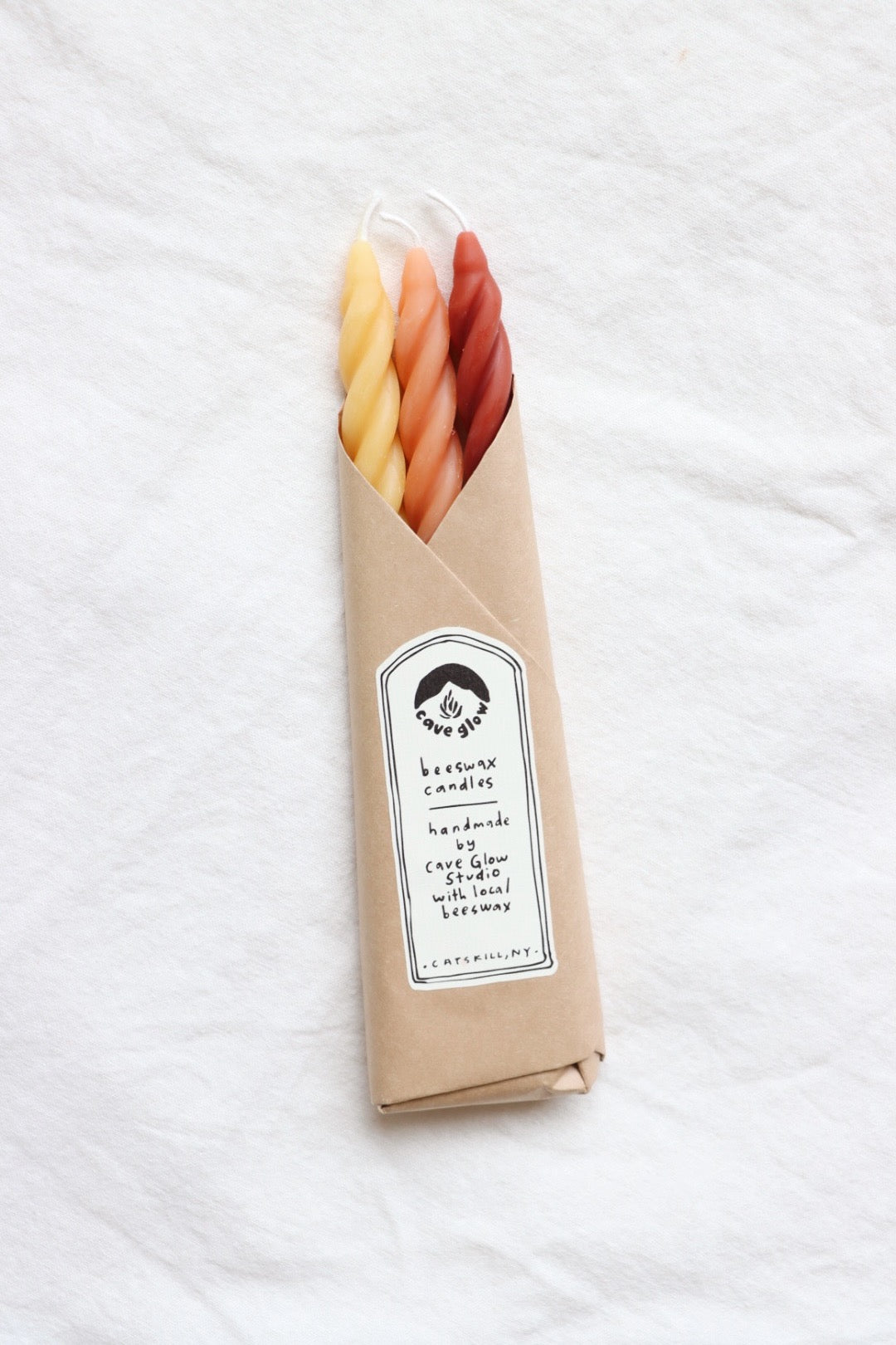 Sunrise Spiral Candle Trio