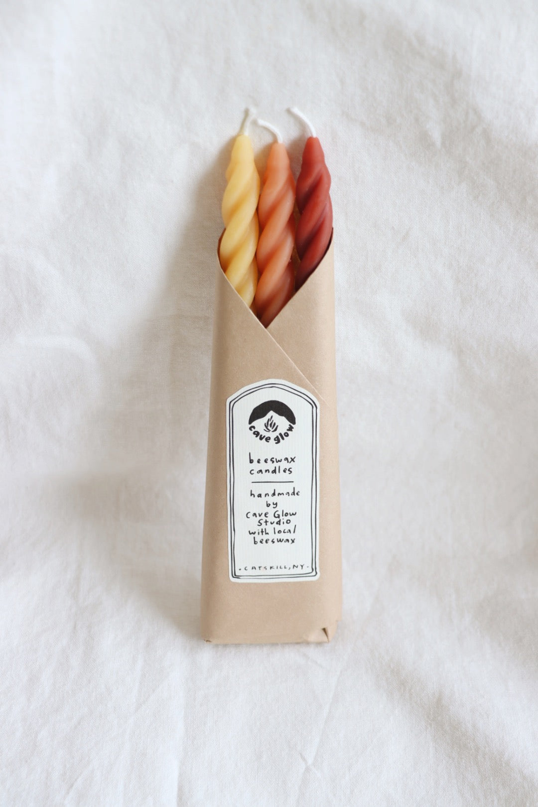 Sunrise Spiral Candle Trio