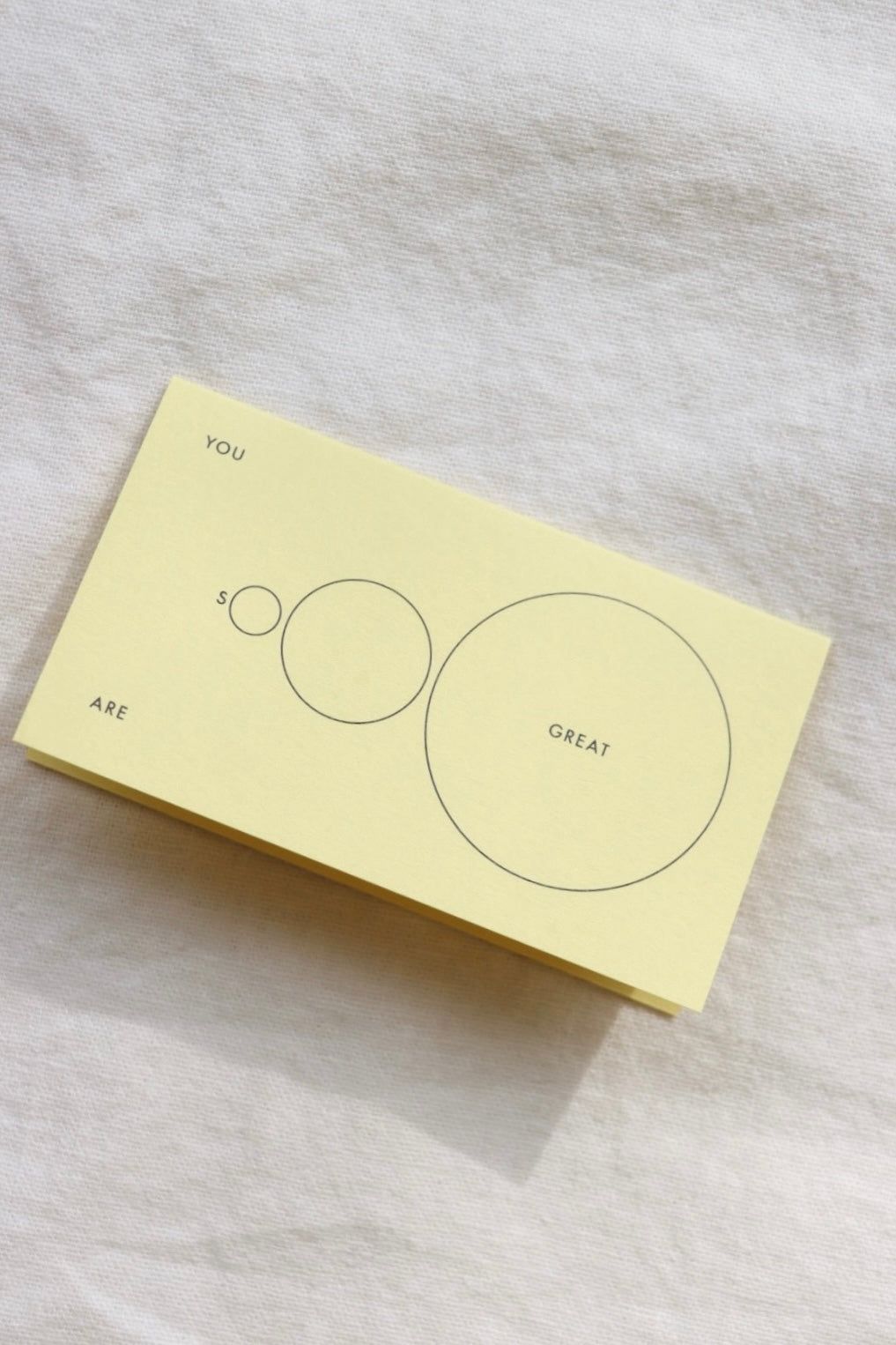 You Are Sooo Great Tiny Card