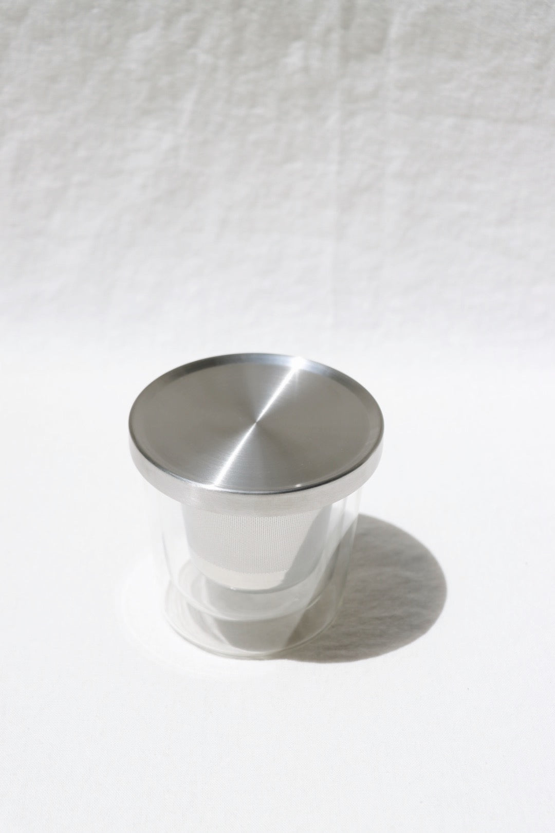 Leaves to Tea Glass Cup with Strainer