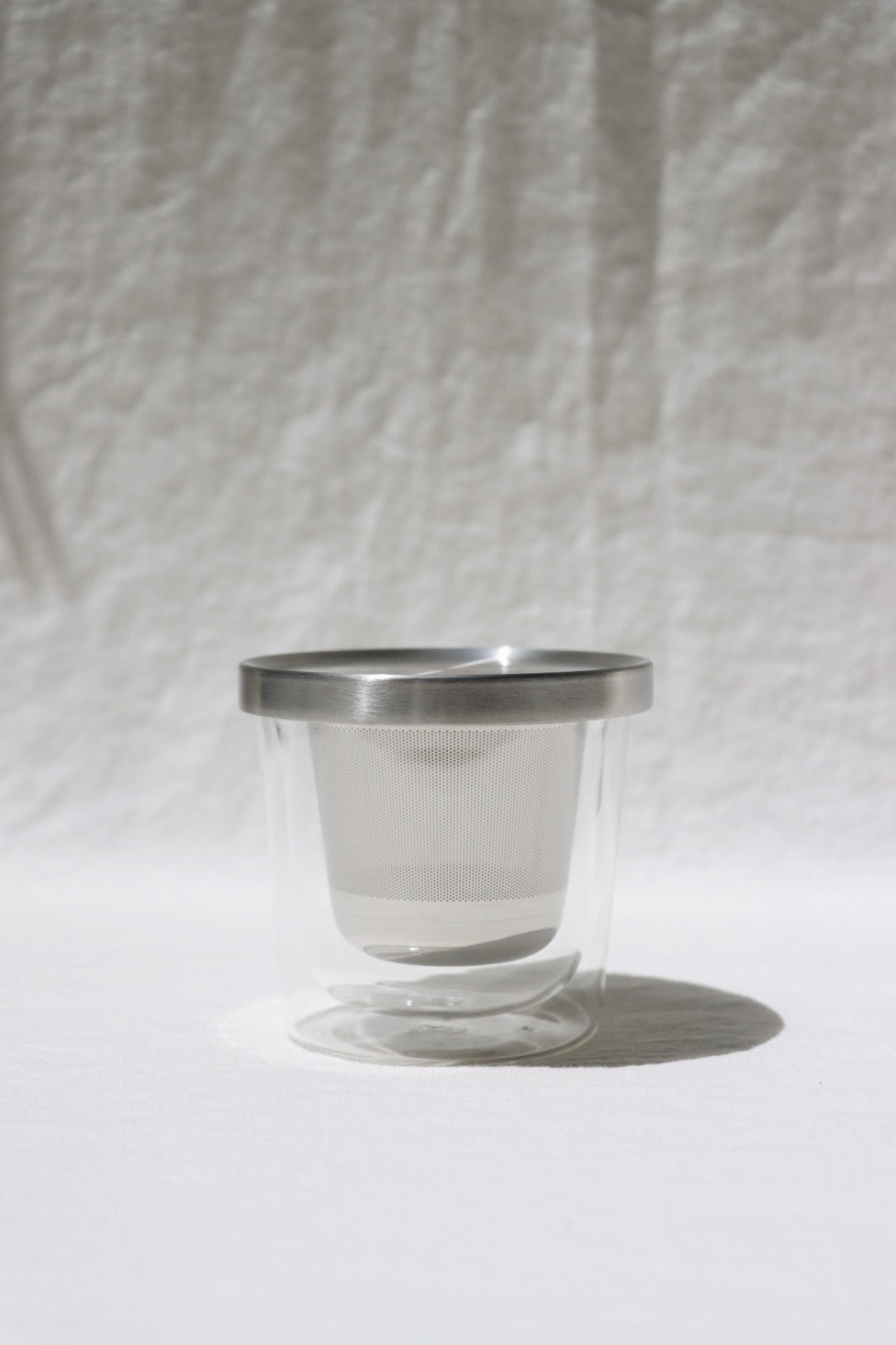Leaves to Tea Glass Cup with Strainer