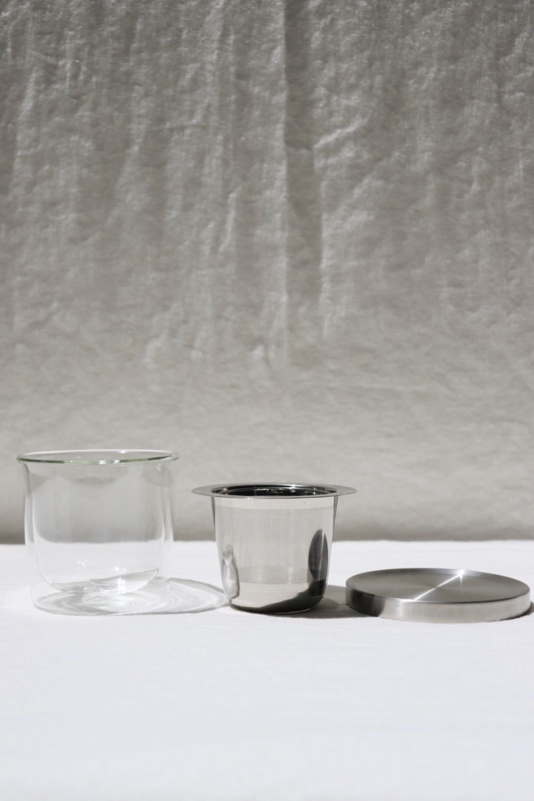 Leaves to Tea Glass Cup with Strainer