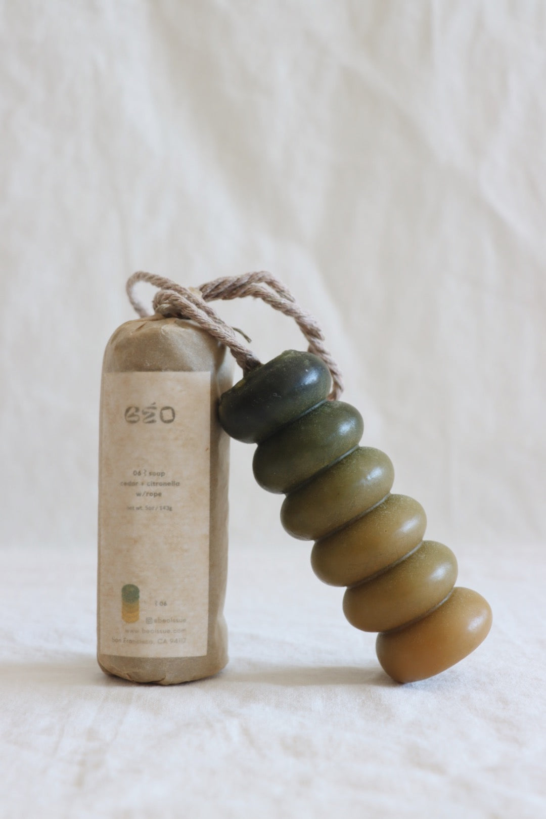 Soap On A Rope, Cedar + Citronella