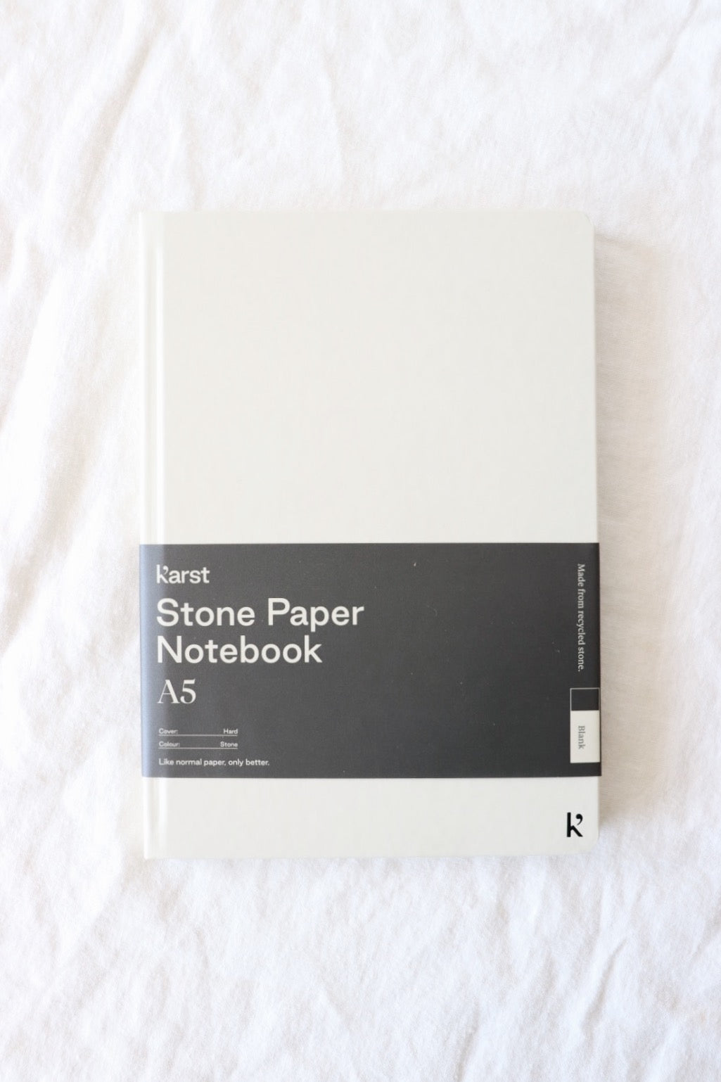 Karst A5 Hardcover Notebook - Stone Lined